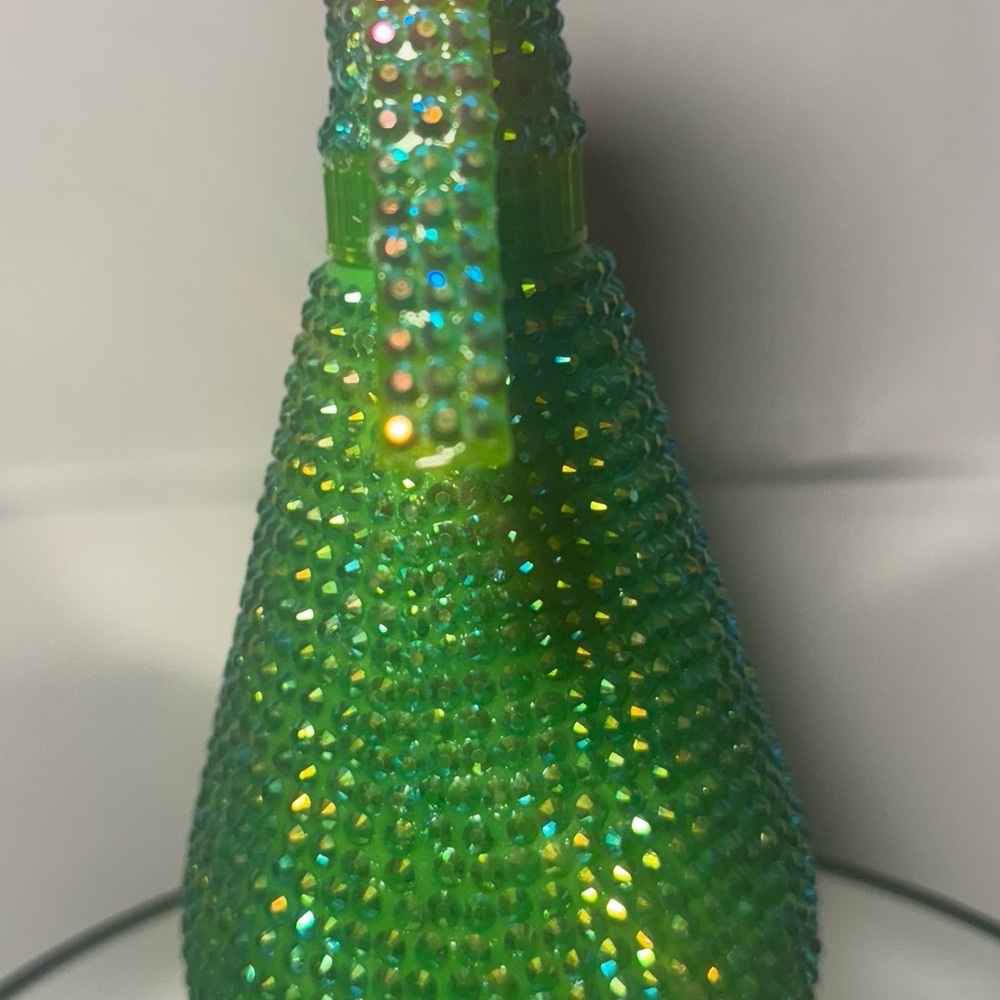 Blinged Green Spray Bottle